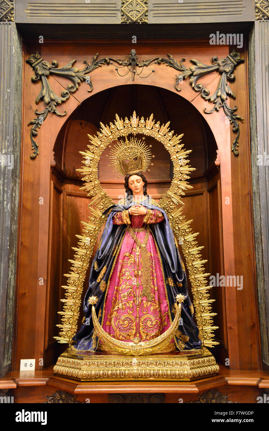 Statue in Iglesia de Santa Maria la Mayor, Ronda, Spain Stock Photo Alamy