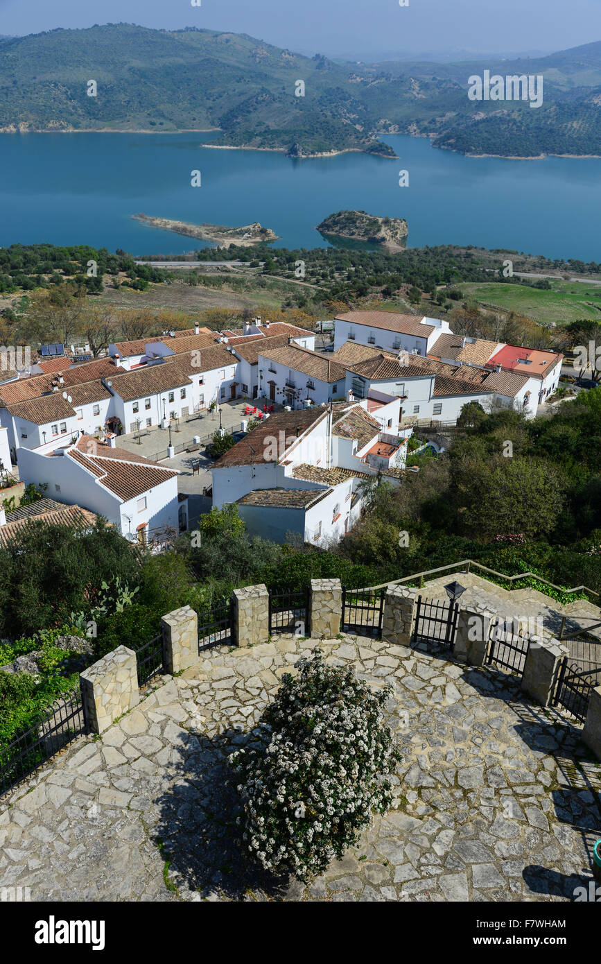 View Seen from Zahara de la Sierra, Ronda, Spain Stock Photo - Alamy
