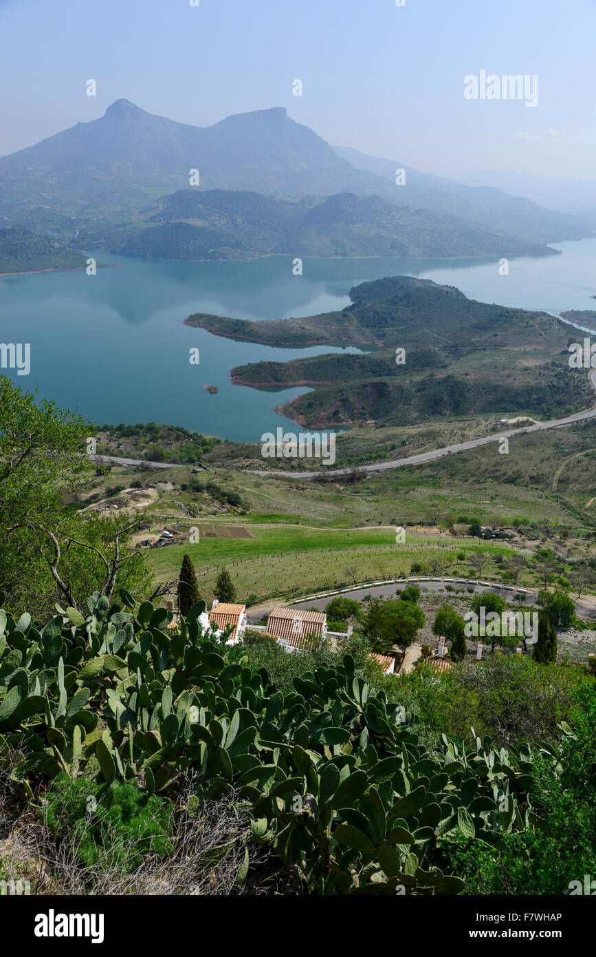 View Seen from Zahara de la Sierra, Ronda, Spain Stock Photo - Alamy