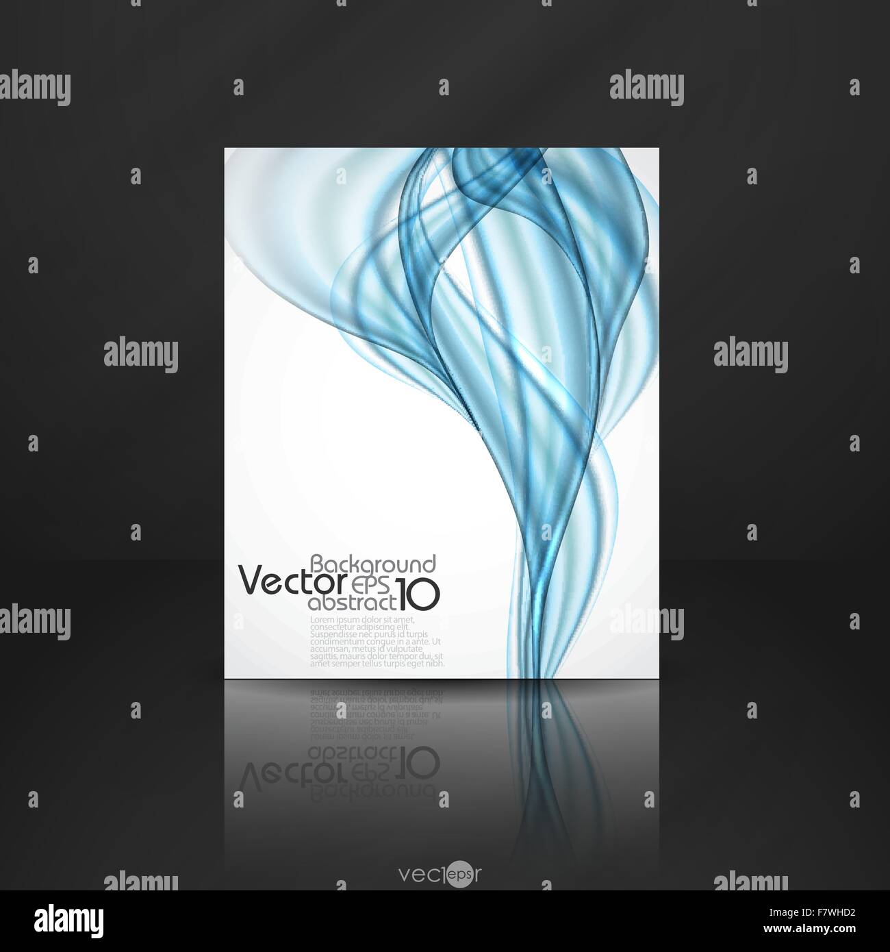 Abstract Blue Wavy Background Stock Vector Image & Art - Alamy