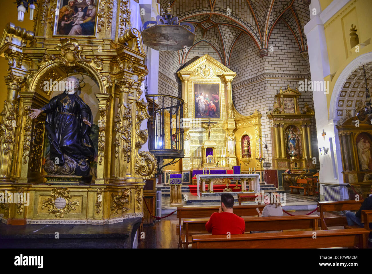 Interior of Iglesia de Santo Tome, Toledo, Spain Stock Photo - Alamy