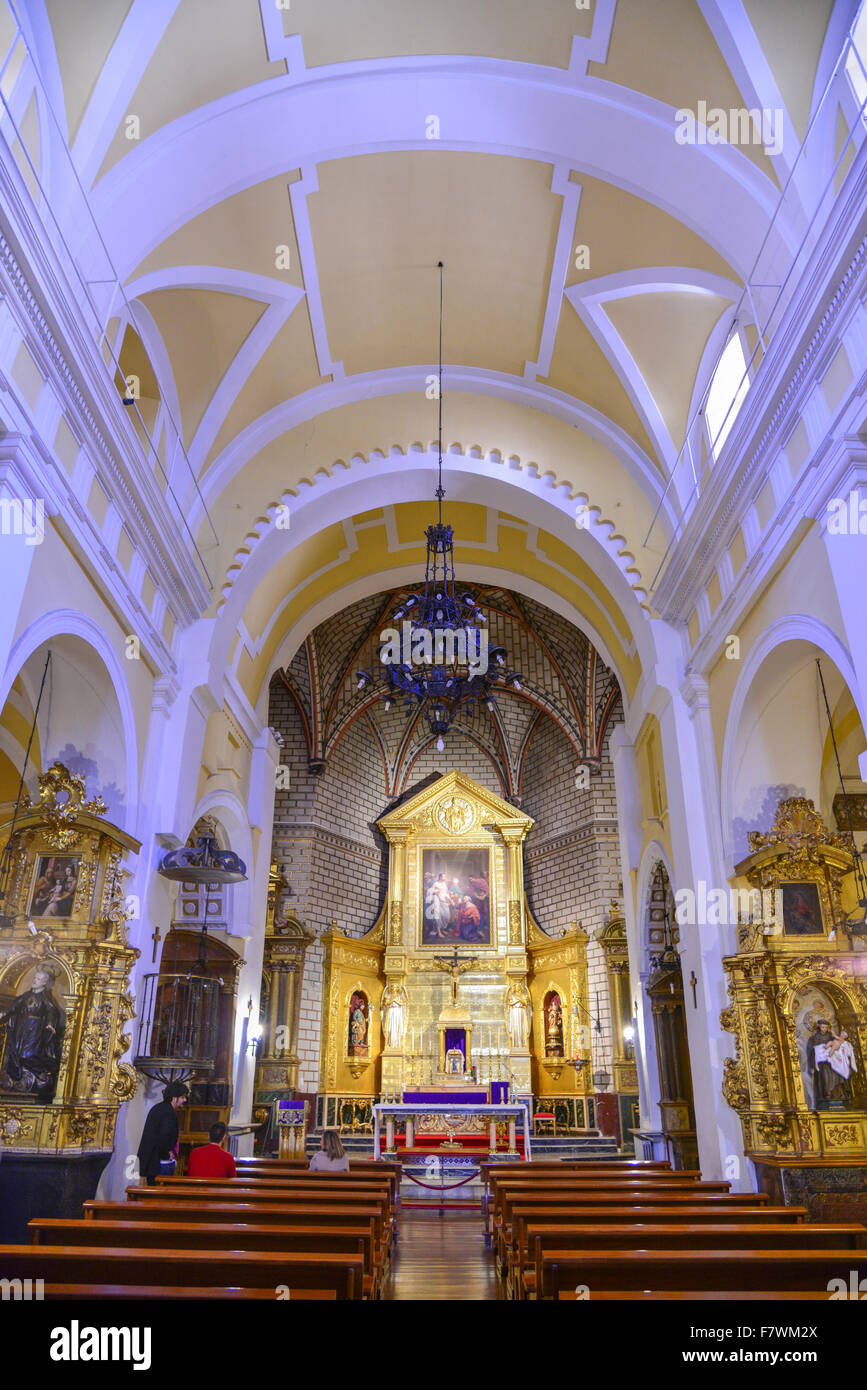 Interior of Iglesia de Santo Tomé, Toledo, Spain Stock Photo