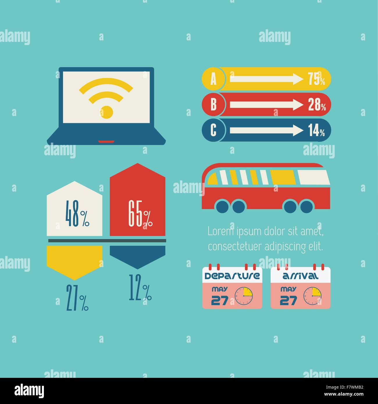 Travel Infographic Element Stock Vector Image & Art - Alamy
