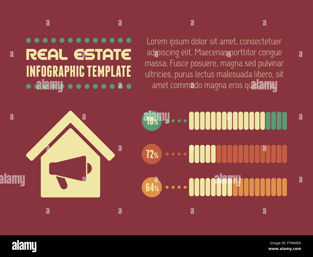 Real Estate Infographic Element Stock Vector Image & Art - Alamy