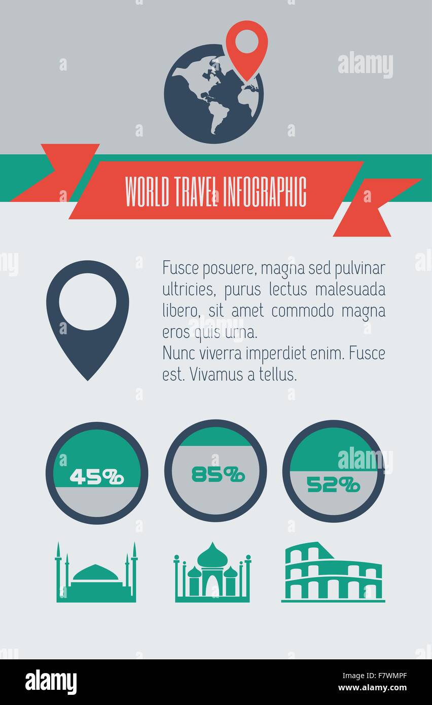 Travel Infographic Element Stock Vector Image & Art - Alamy