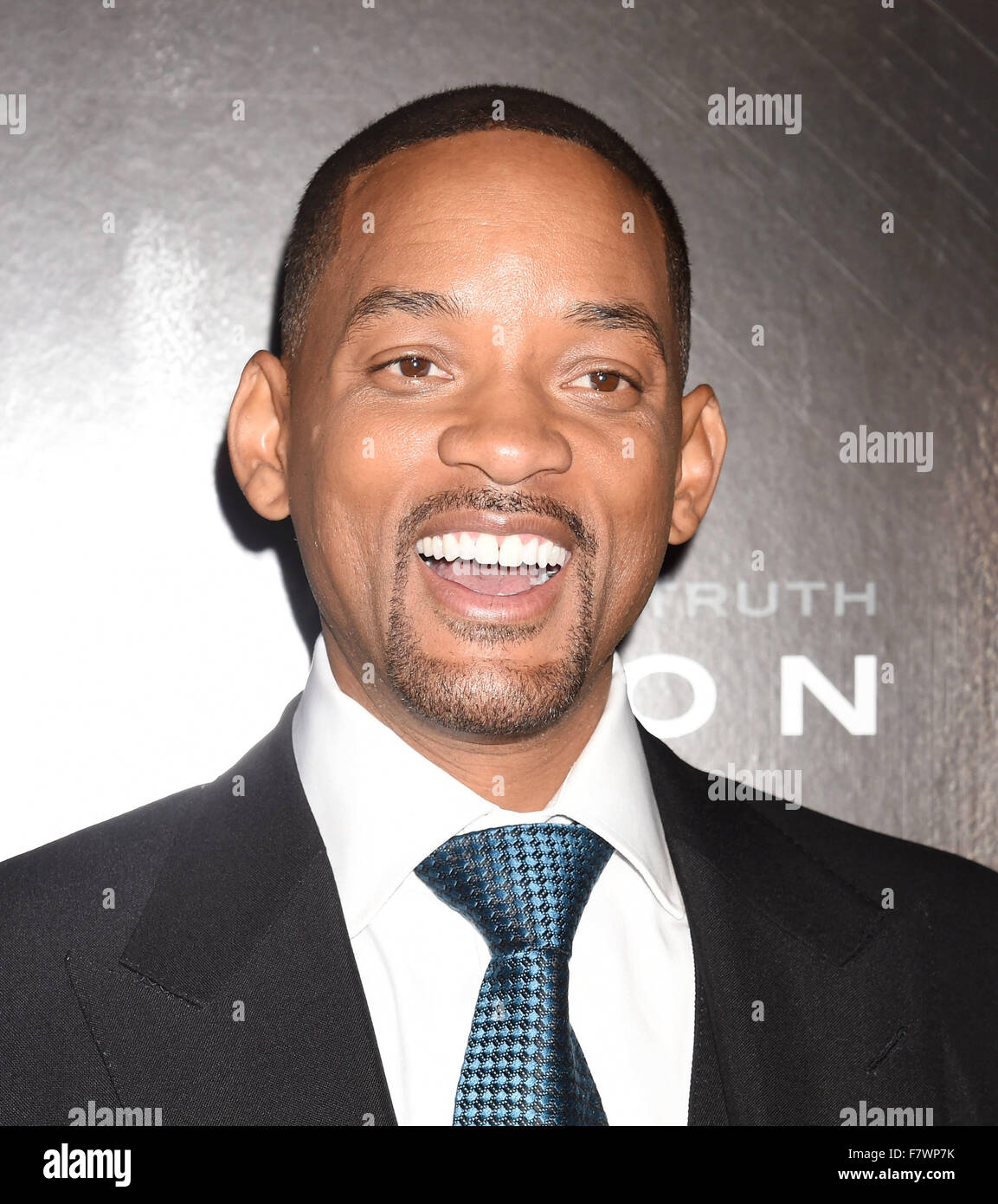 WILL SMITH US film actor in December 2015. Photo Jeffrey Mayer Stock Photo