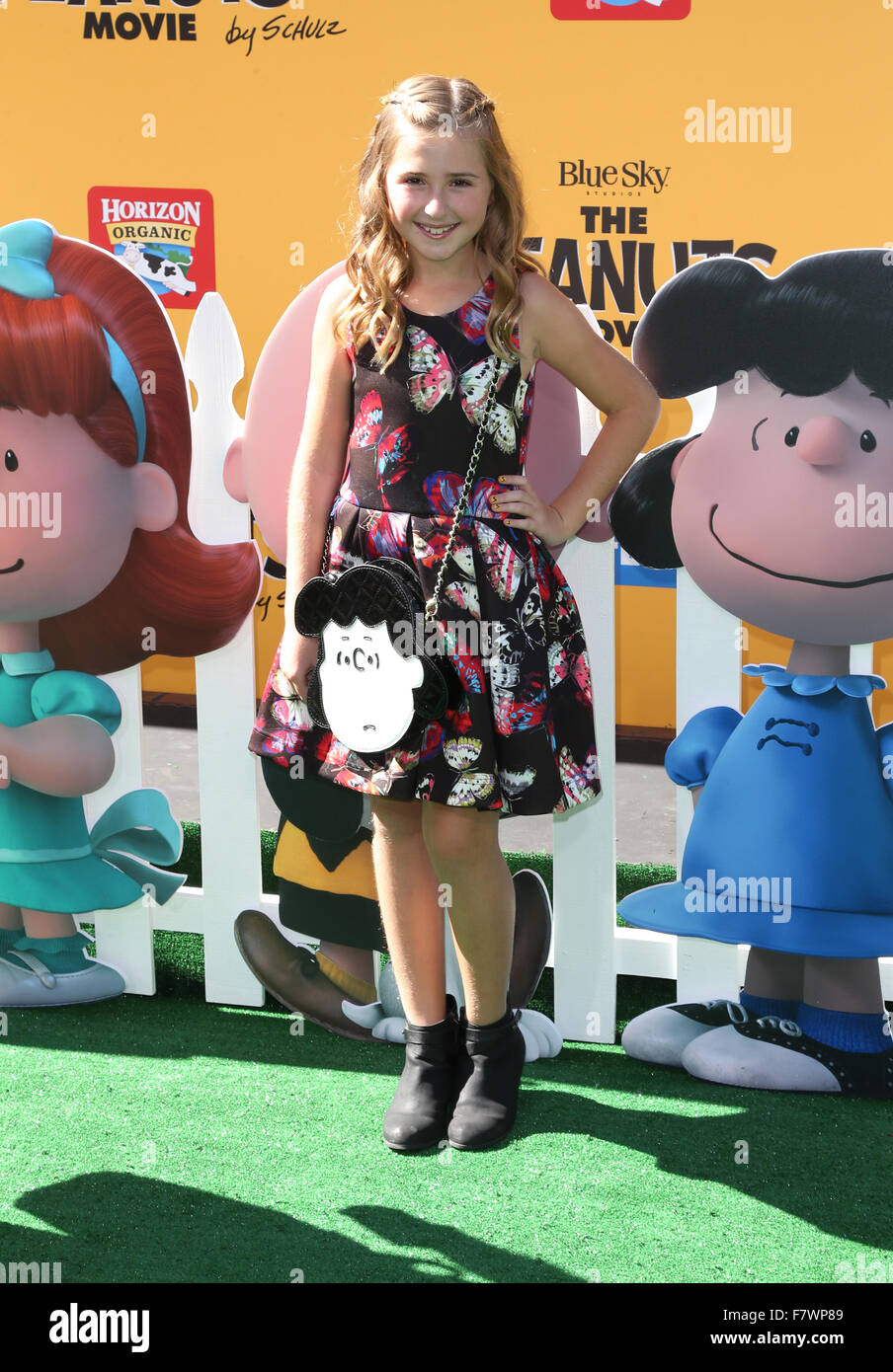 the premiere of THE PEANUTS MOVIE Featuring: Hadley Miller Where ...