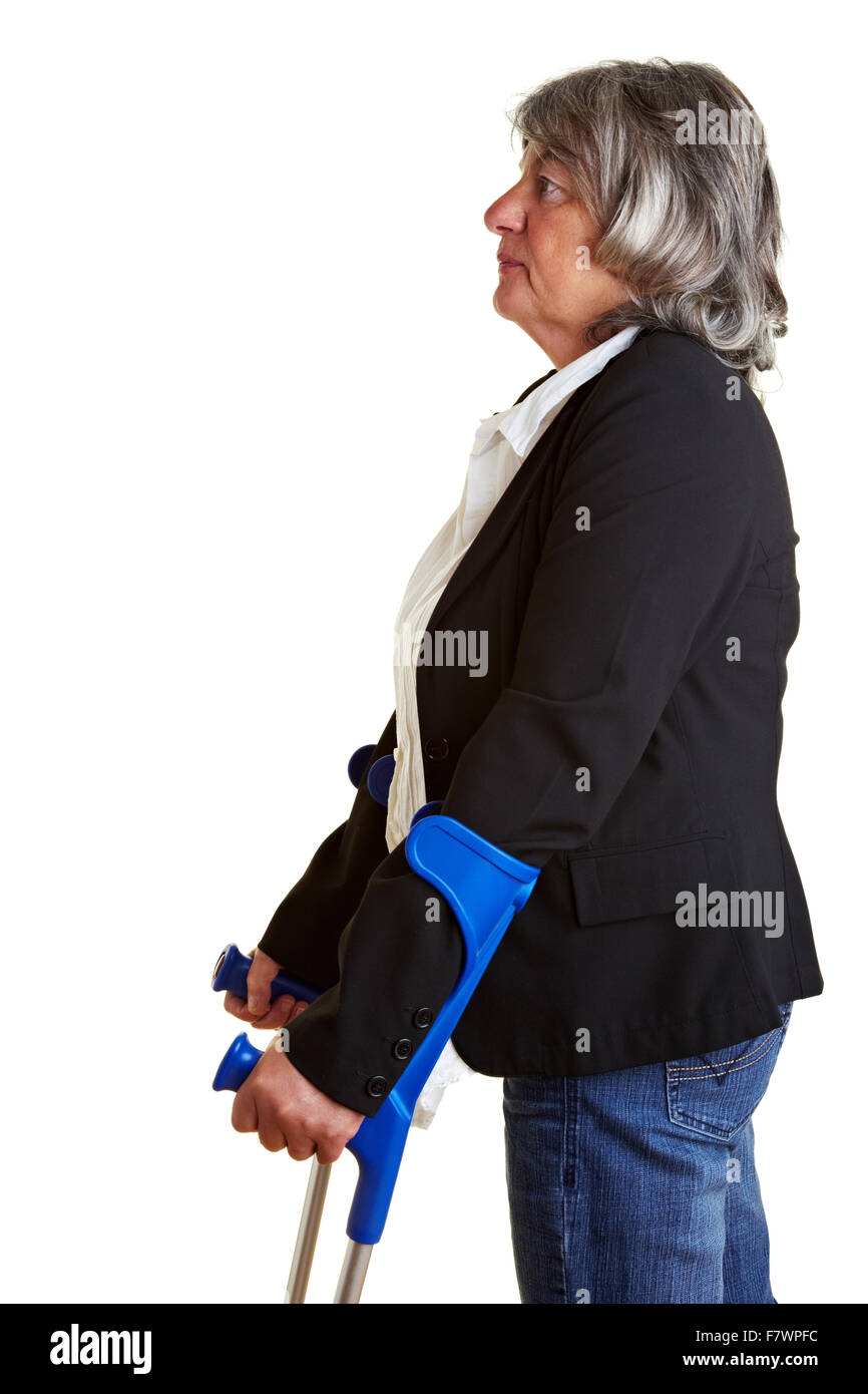 Crutches trying Cut Out Stock Images & Pictures Alamy