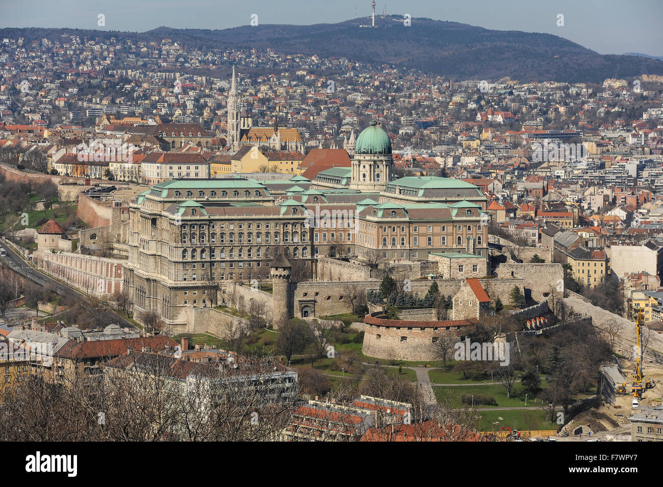 Hungarian National Gallery, Budapest, Hungary Stock Photo