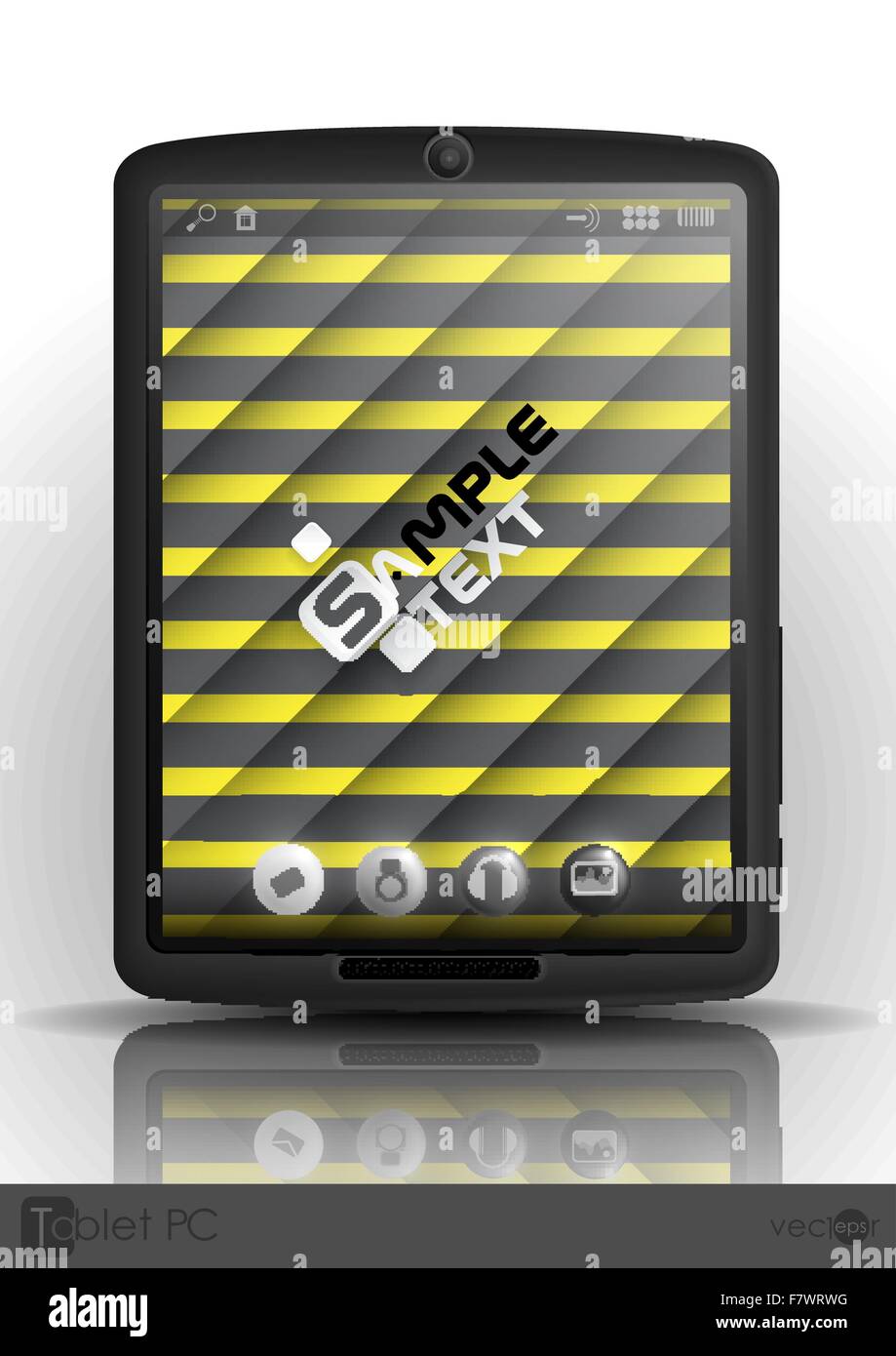 Tablet Computer, Mobile Phone Stock Vector