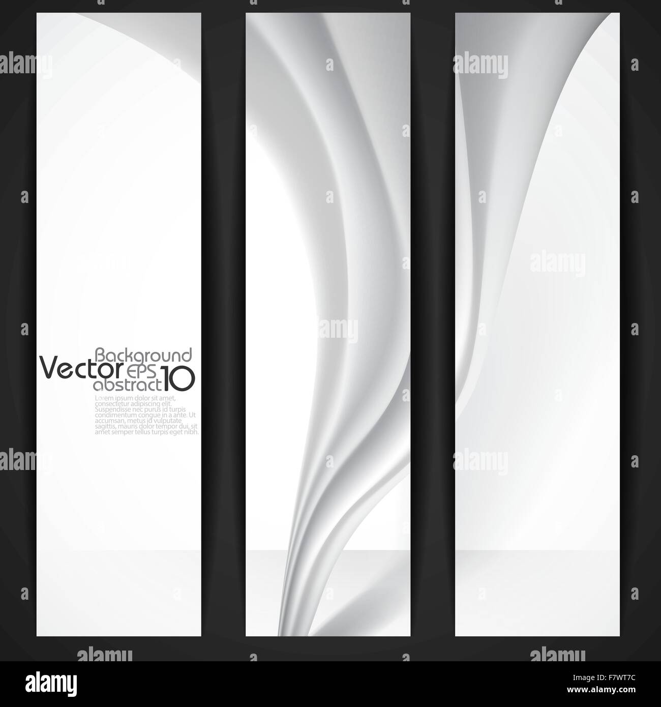 Abstract Gray Wavy Background Stock Vector Image & Art - Alamy