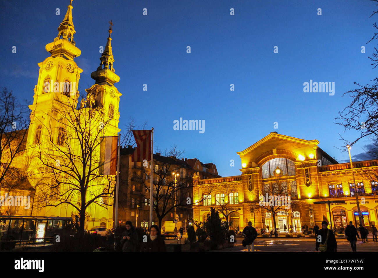 Budapest night view hi-res stock photography and images - Alamy
