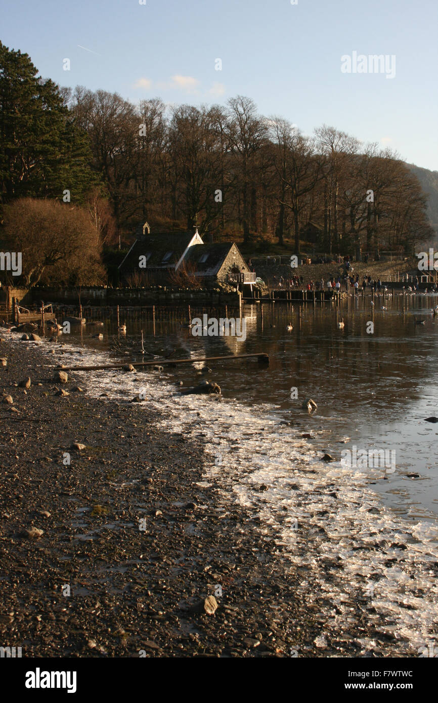 Derwentwater Boathouse, Keswick, Lake District Stock Photo Alamy