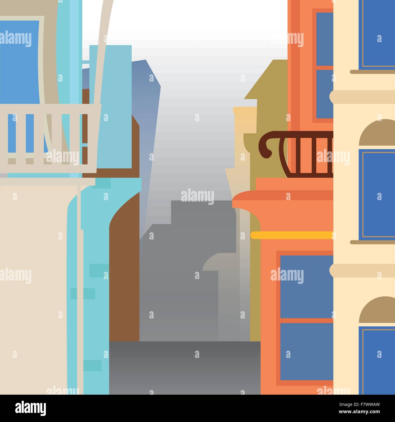 Style buildings Stock Vector Images - Alamy