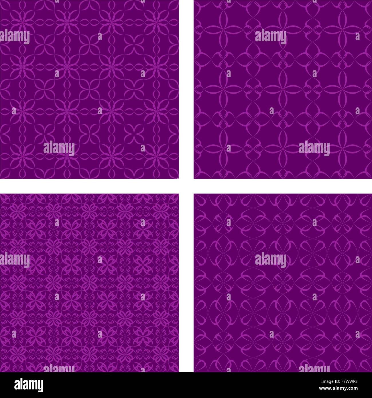 Purple seamless pattern set Stock Vector Image & Art - Alamy