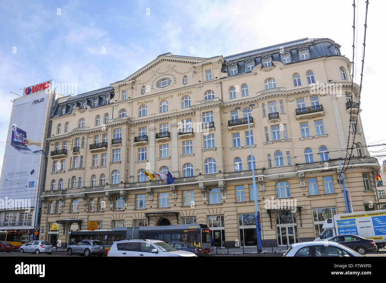 Polonia Palace Hotel, Warsaw, Poland Stock Photo