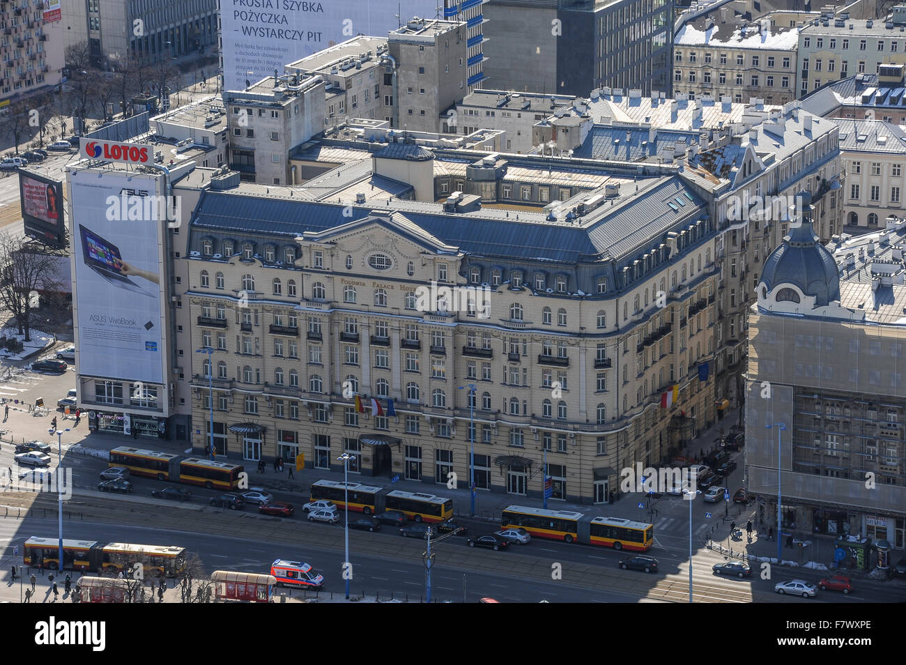 Polonia Palace Hotel, Warsaw, Poland Stock Photo