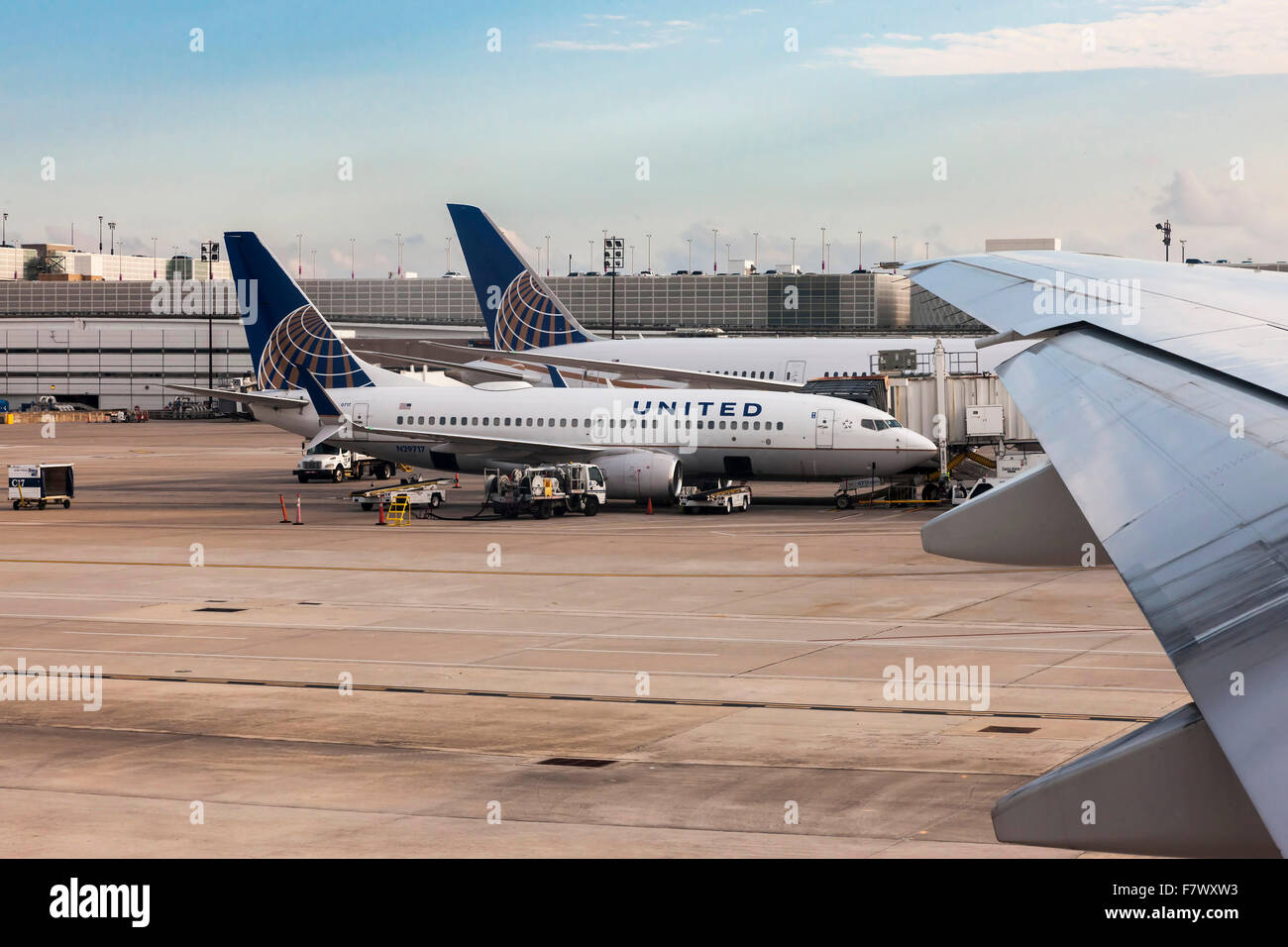 Bush Intercontinental airport, Houston, Taxas Stock Photo Alamy