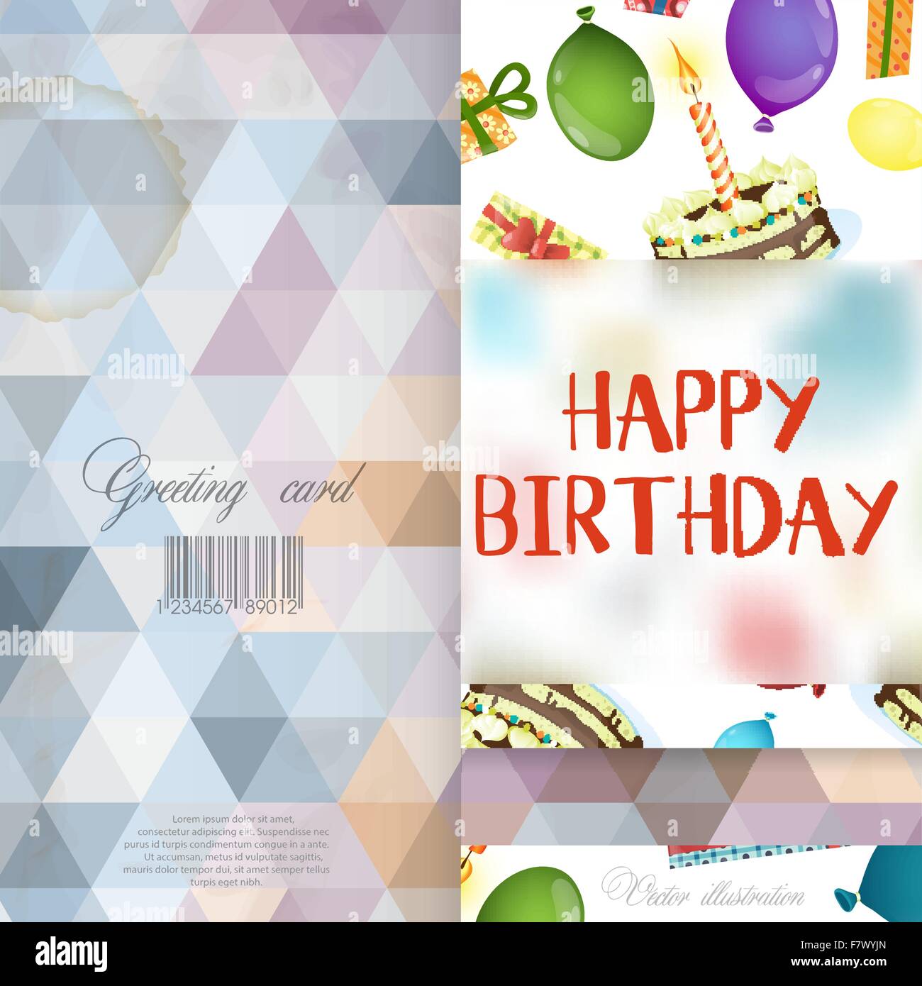 Balloon pattern template element Stock Vector Images Alamy