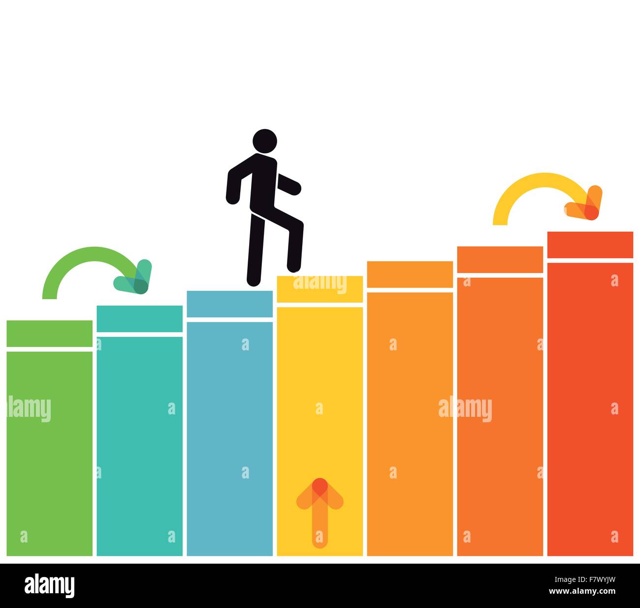 Step by step Stock Vector