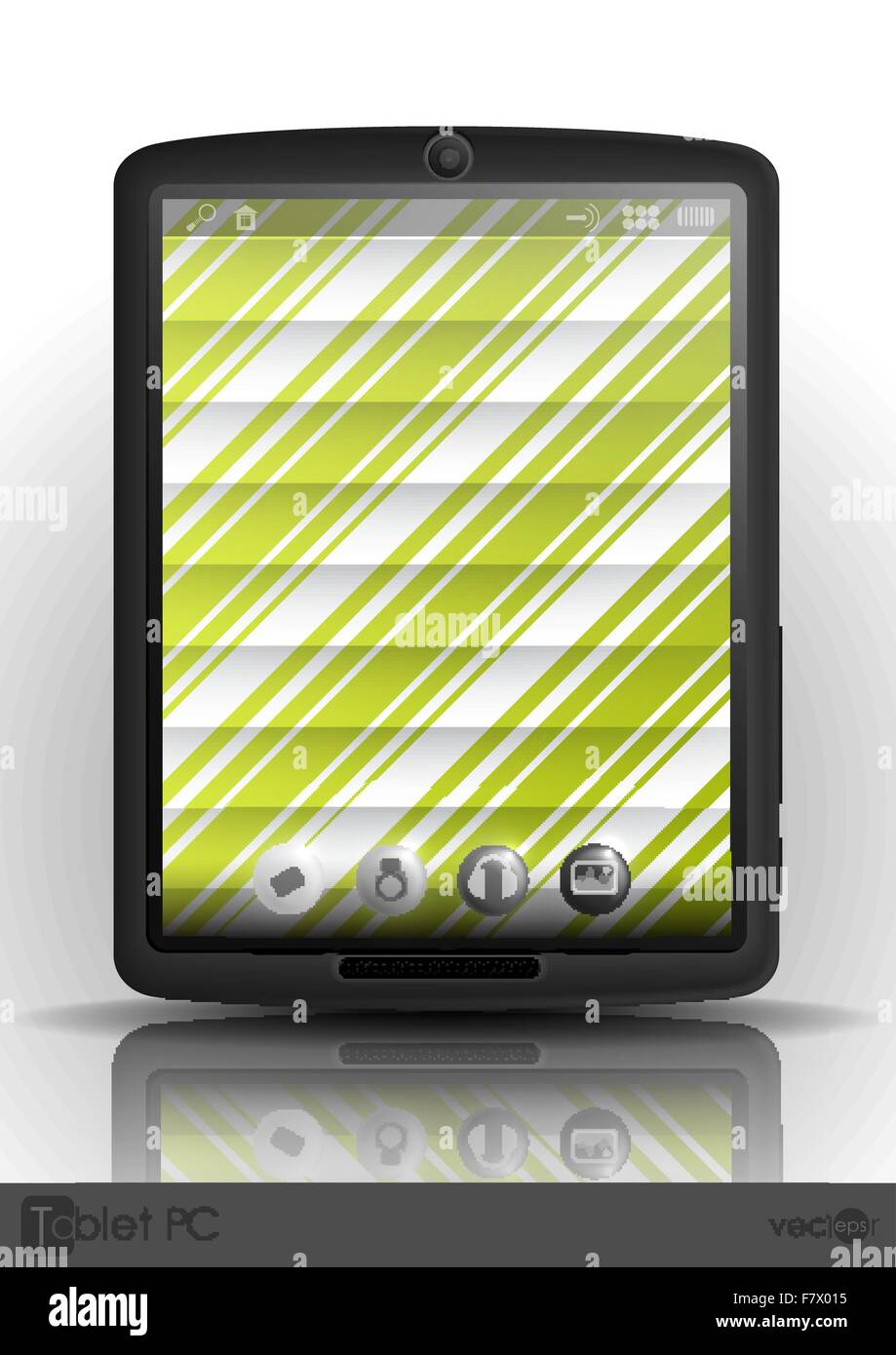 Green line mobile smart phone Stock Vector Images - Alamy
