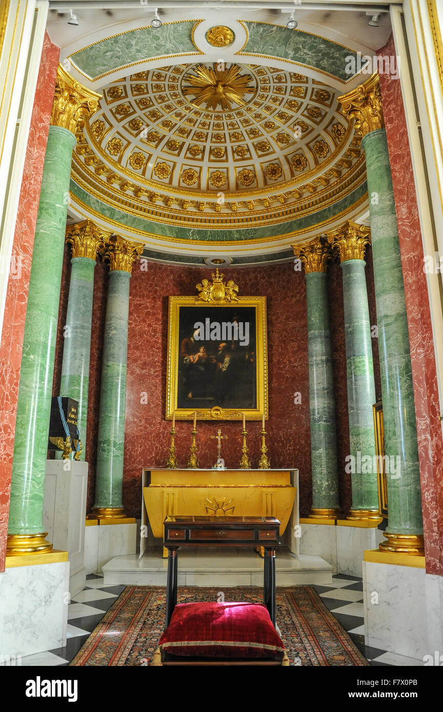 Interior of Royal Castle, Warsaw, Poland Stock Photo