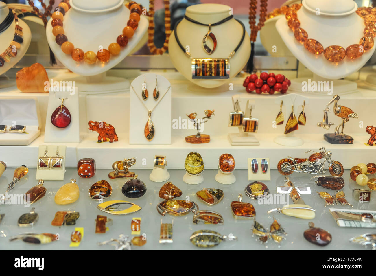 Jewelry Shop in Poland Stock Photo