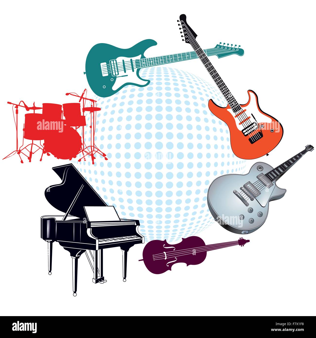 Music group Stock Vector Images - Alamy