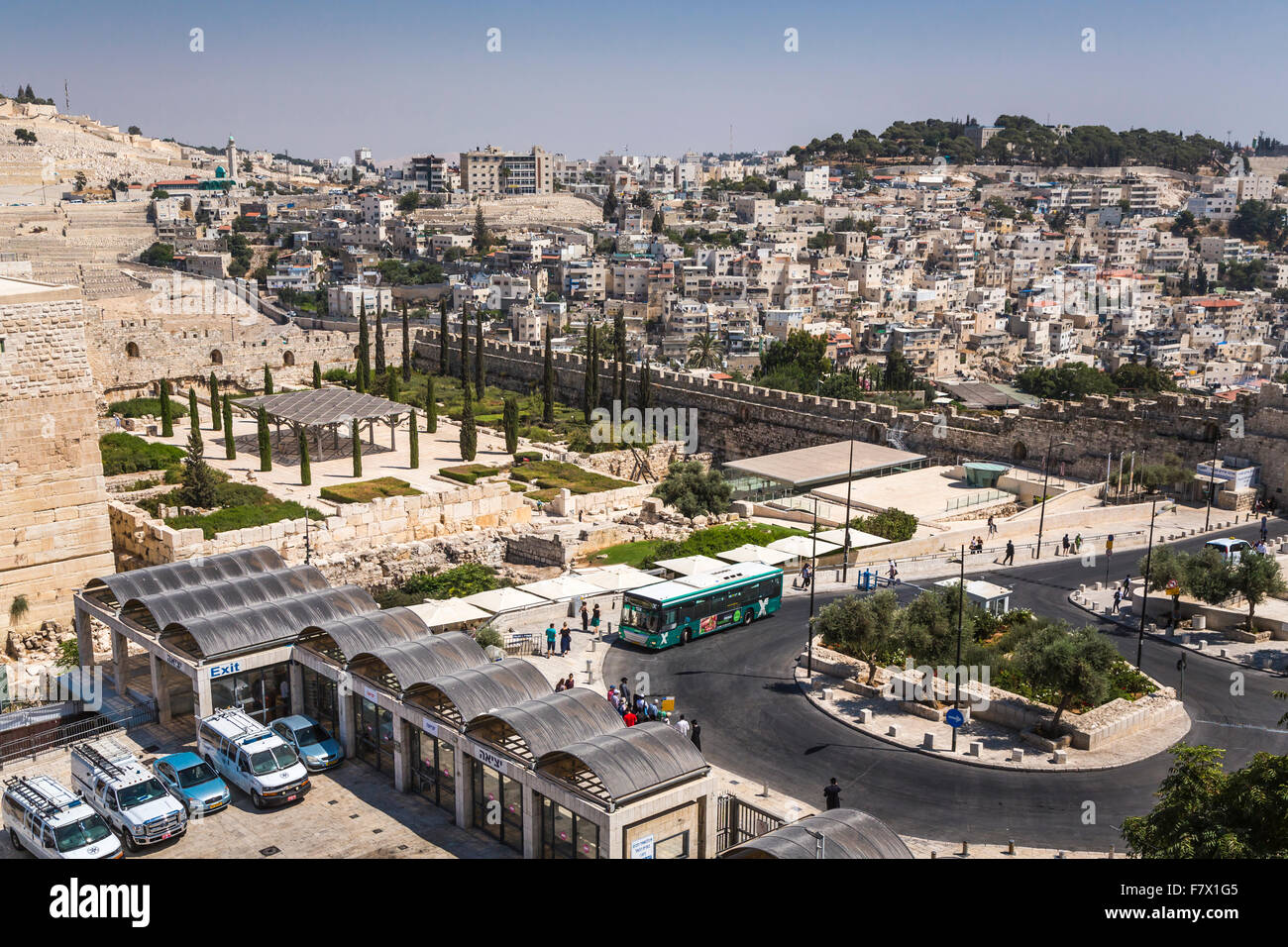 Entrance to the Western Wall Plaza in Jerusalem, Israel, Middle East