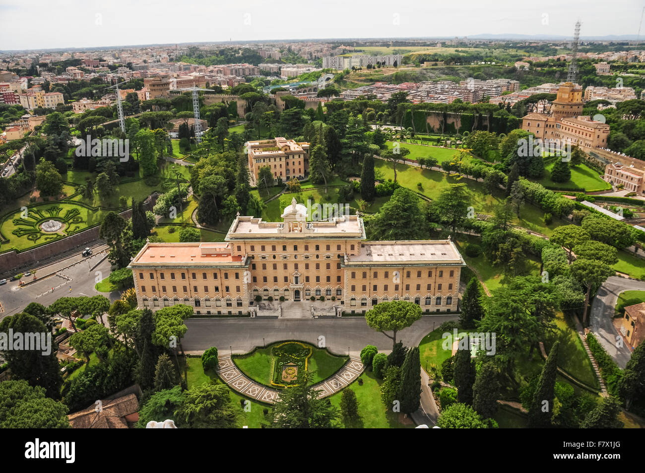 Palace of the Governorate of Vatican City State, Vatican Stock Photo