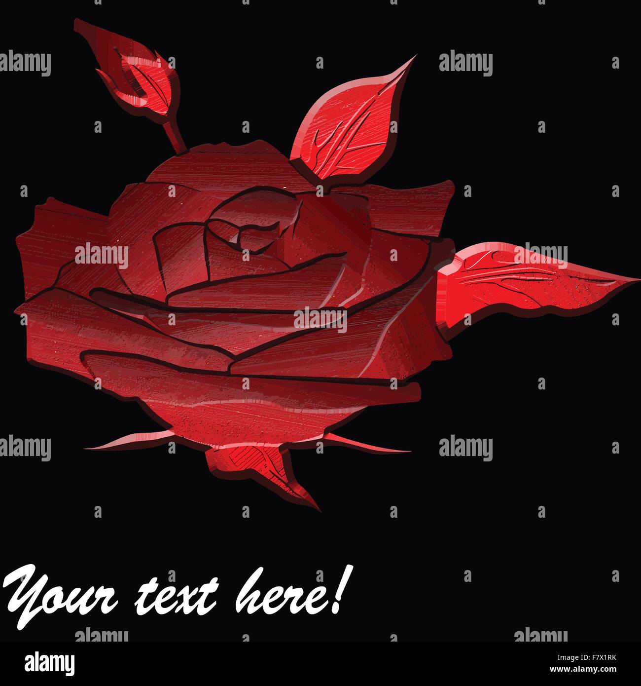 Summer flower red rose Stock Vector Images Alamy