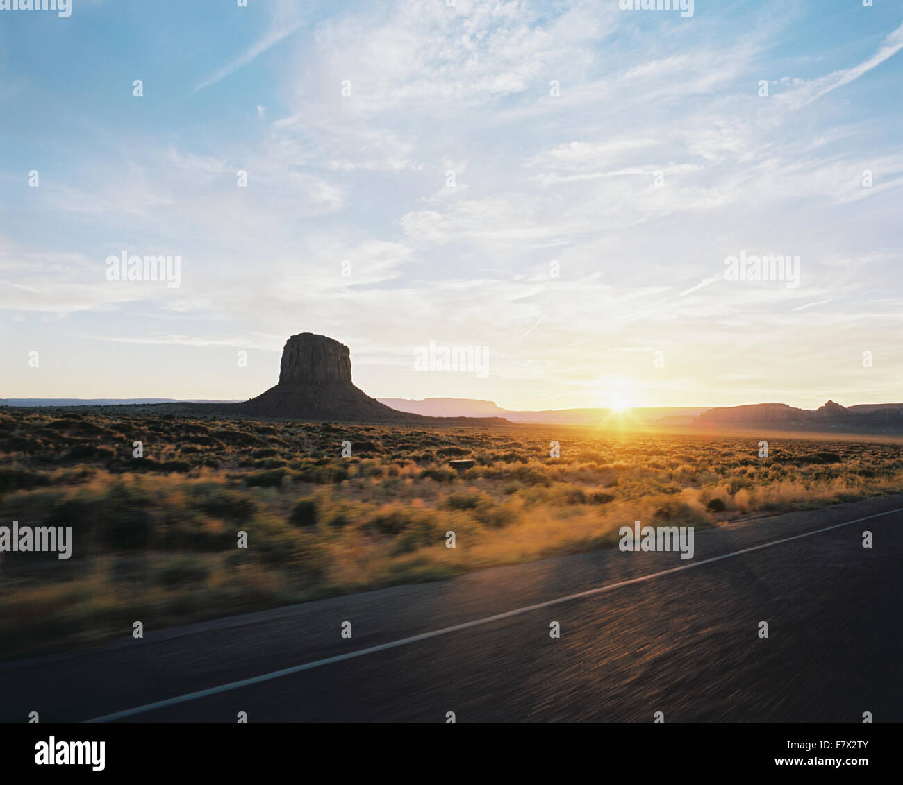 Monument valley, Arizona Utah border, United States Stock Photo