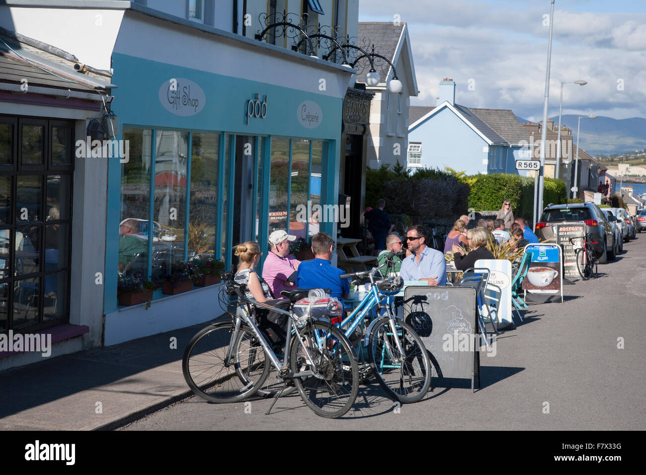 Pod Cafe, Knights Town, Valentia Island, Ireland Stock Photo Alamy