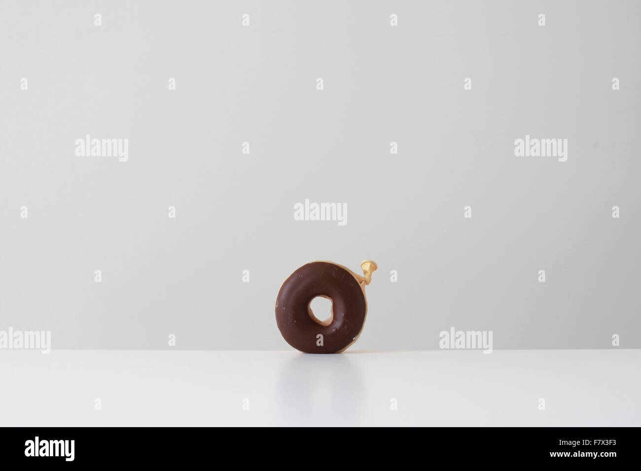 Conceptual donut made from a balloon Stock Photo