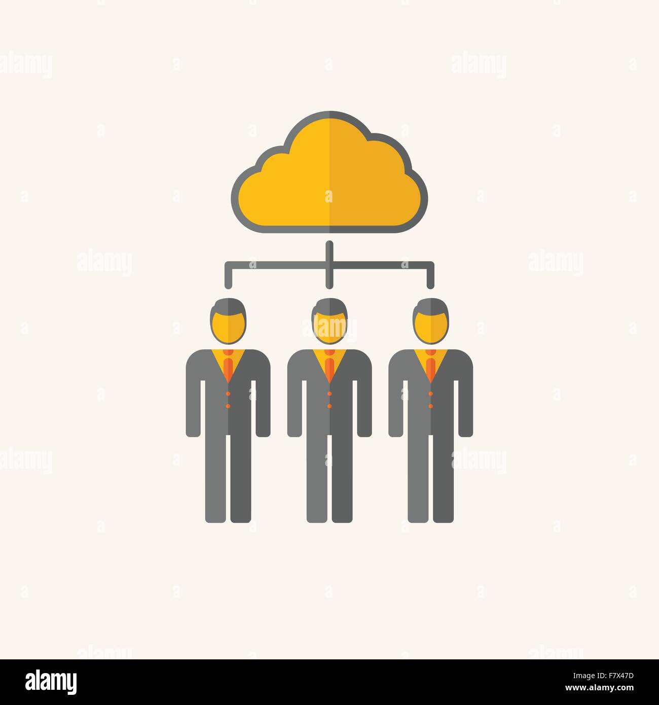 Business Flat Icon Stock Vector Image & Art - Alamy