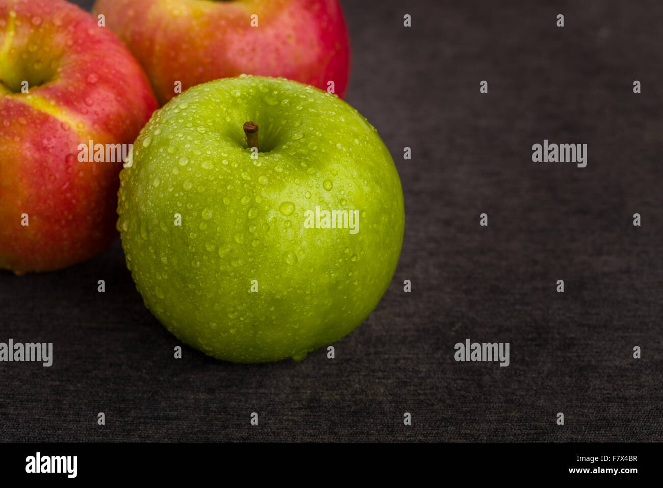 Group of fresh green and red apples Stock Photo Alamy