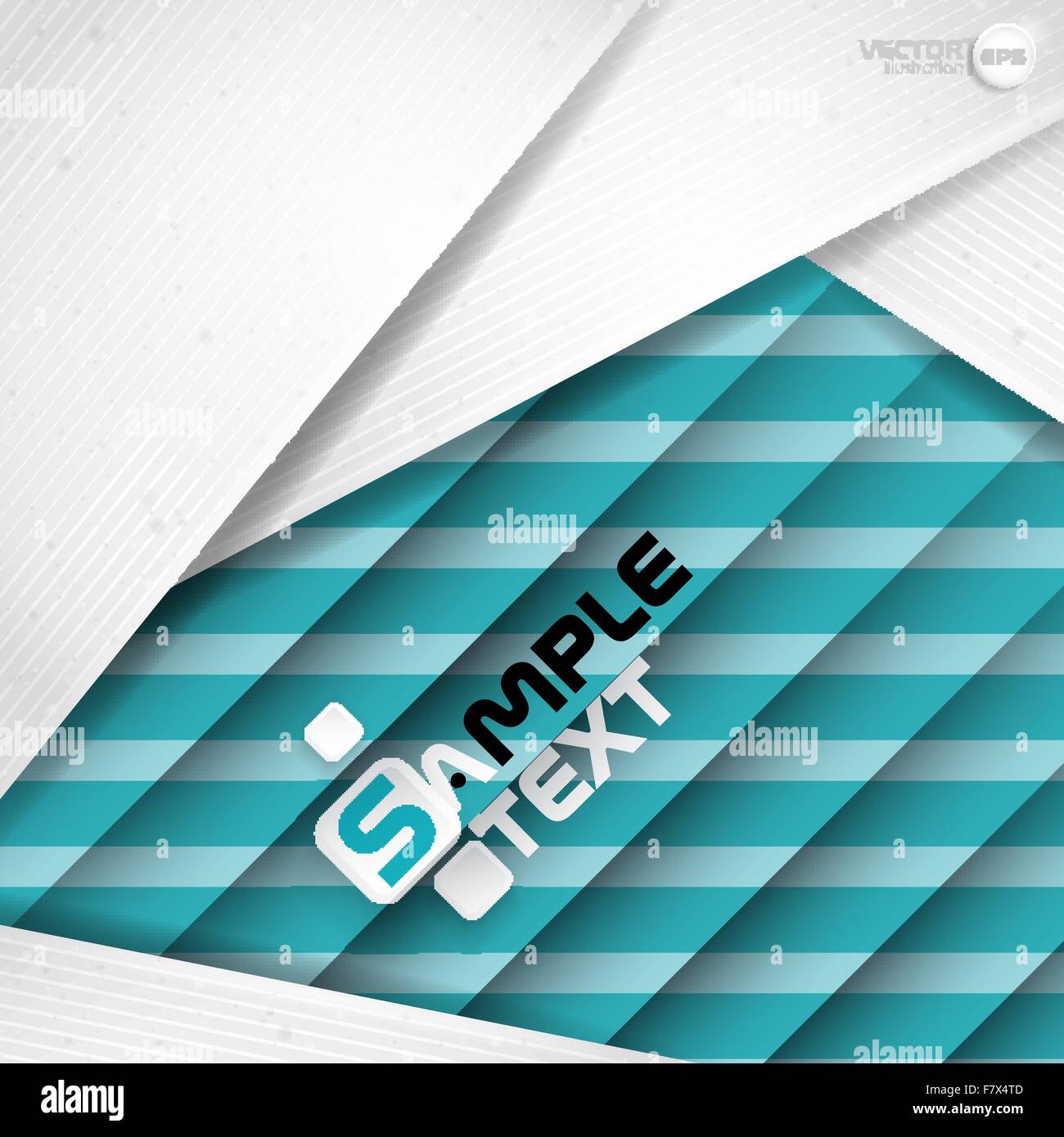 Abstract Background With White Paper Layers Stock Vector Image & Art ...