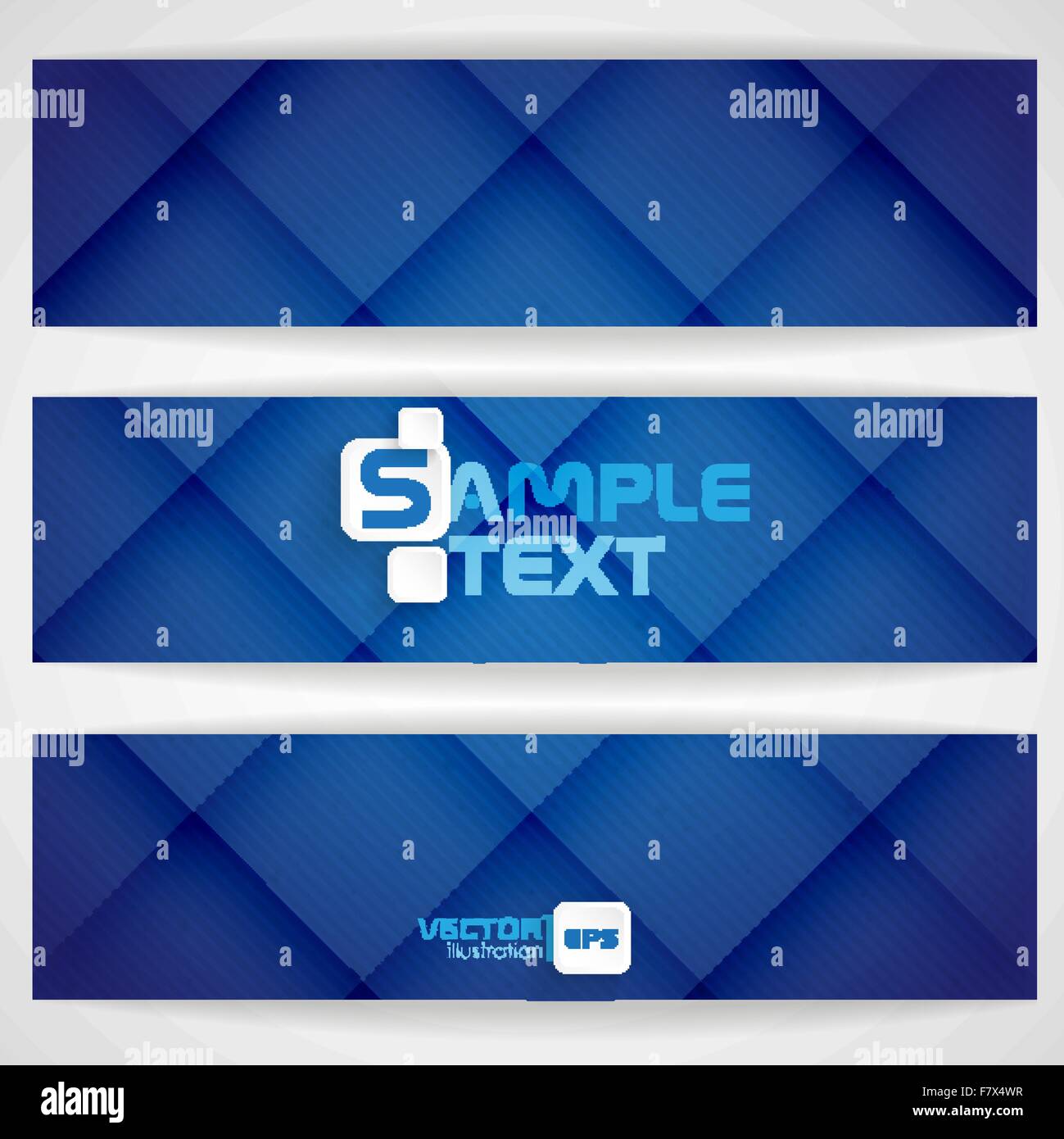 Blue Square Abstract Background Stock Vector Image & Art - Alamy