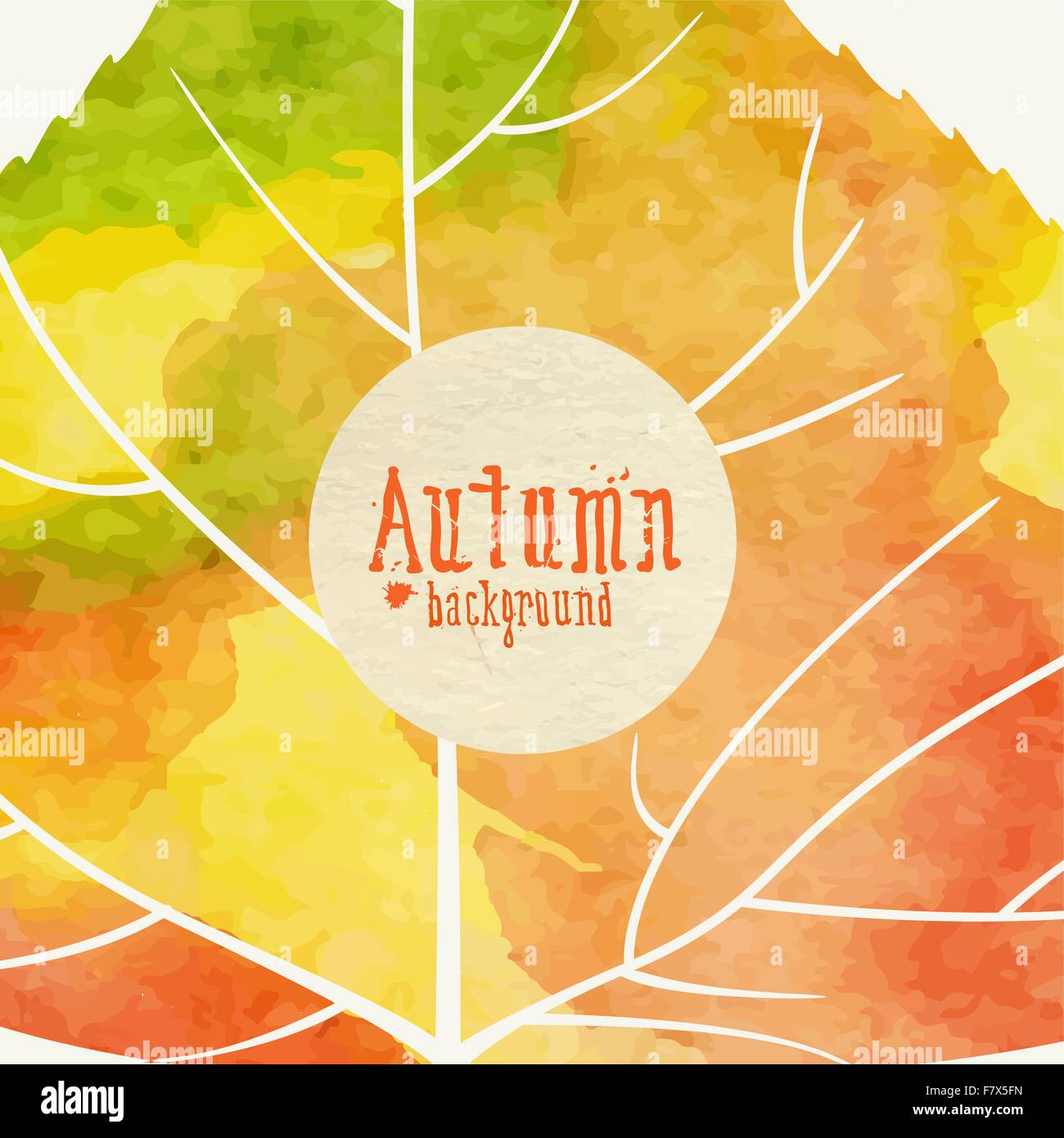 Simple Autumn Background Stock Vector Image & Art - Alamy