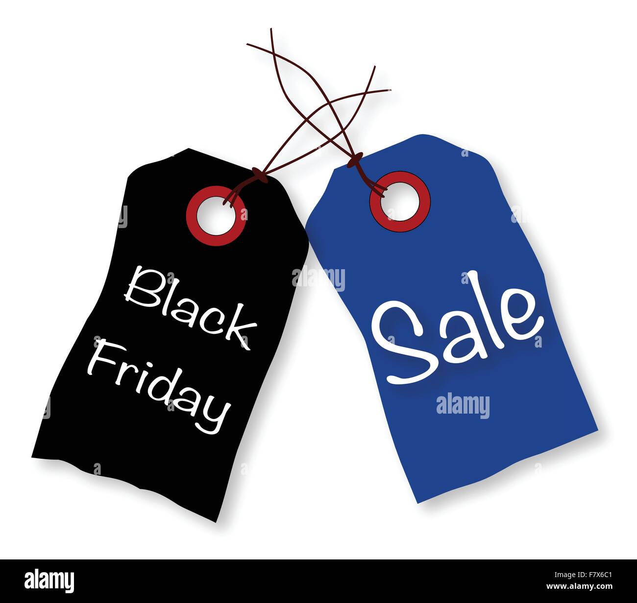 A black Friday tag set over a white background Stock Vector Image & Art ...