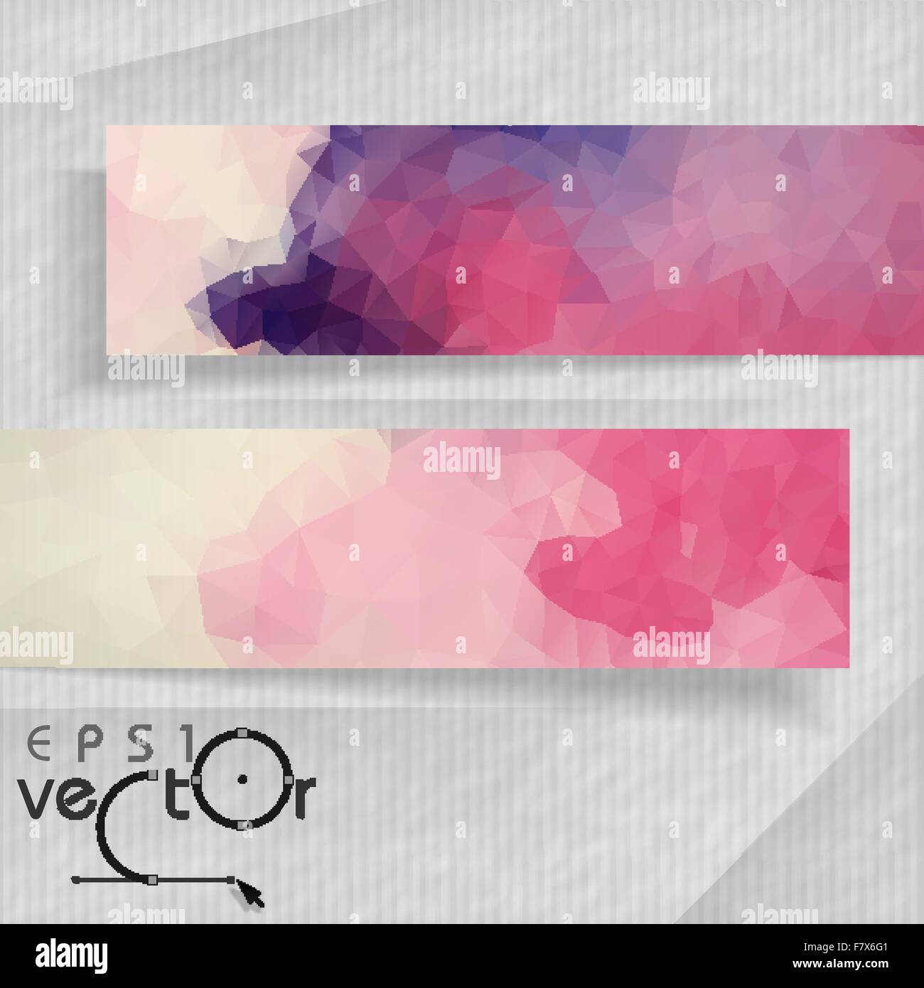 Abstract Banners With Place For Your Text Stock Vector Image & Art - Alamy