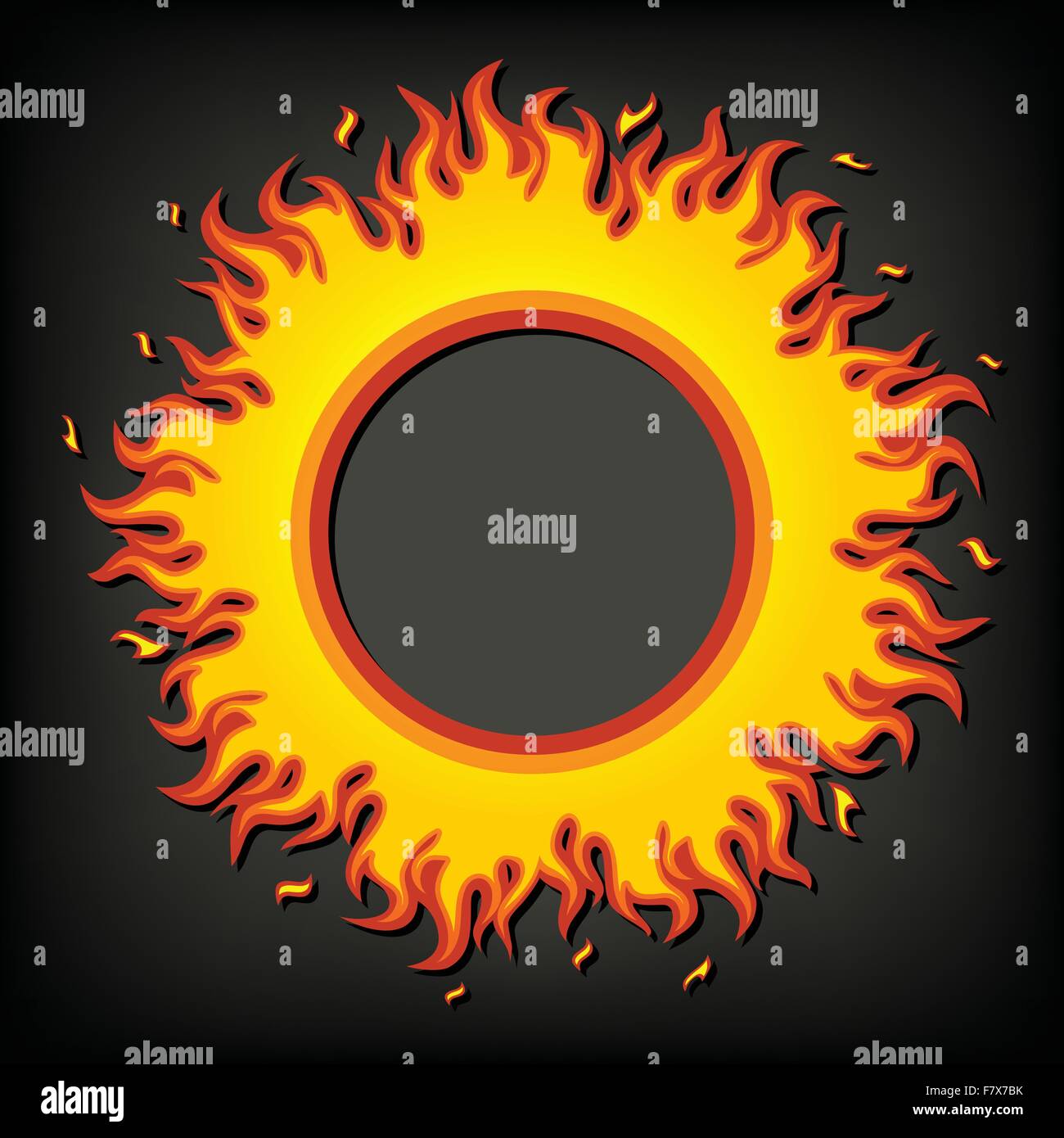 Fire Frame For Frame Fire frame hi-res stock photography and images - Alamy