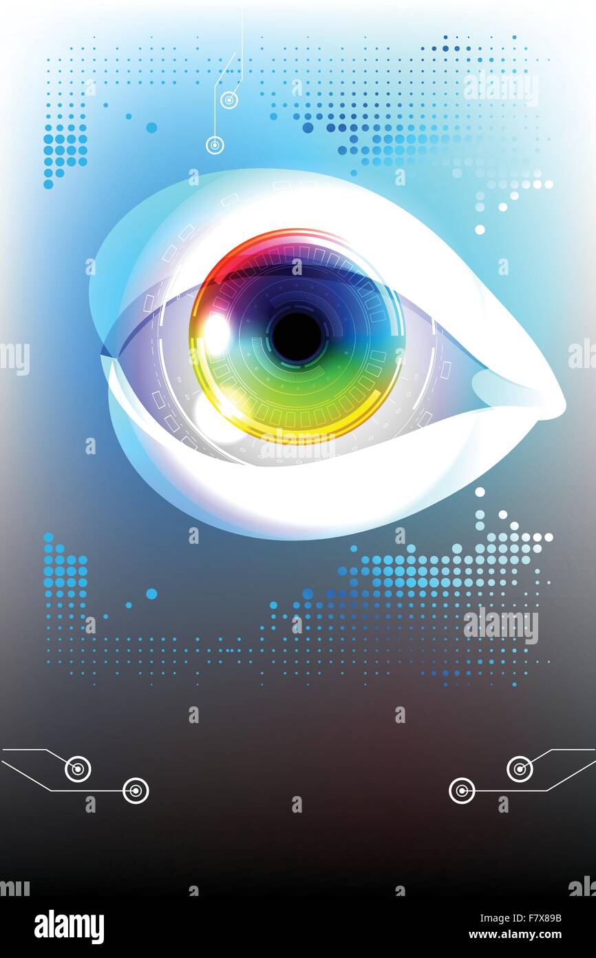 Eye retina Stock Vector Images - Alamy