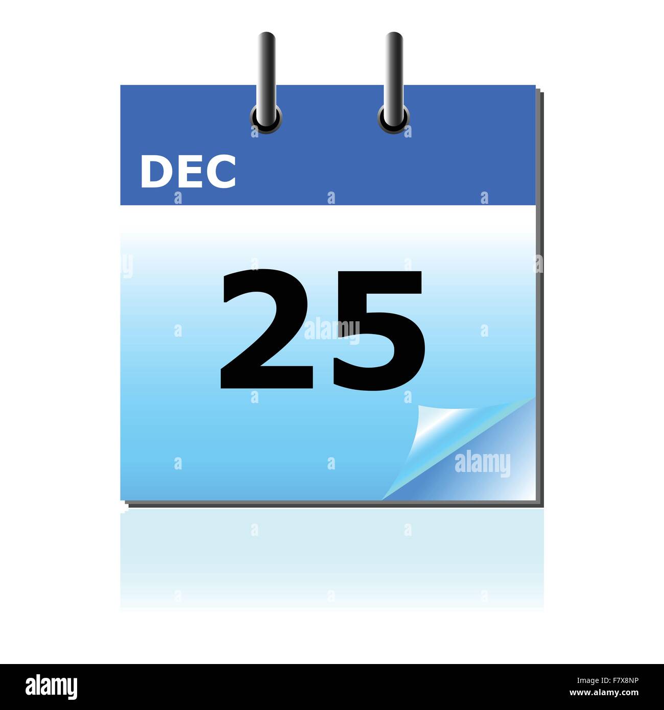 Christmas day calendar Stock Vector Image & Art Alamy