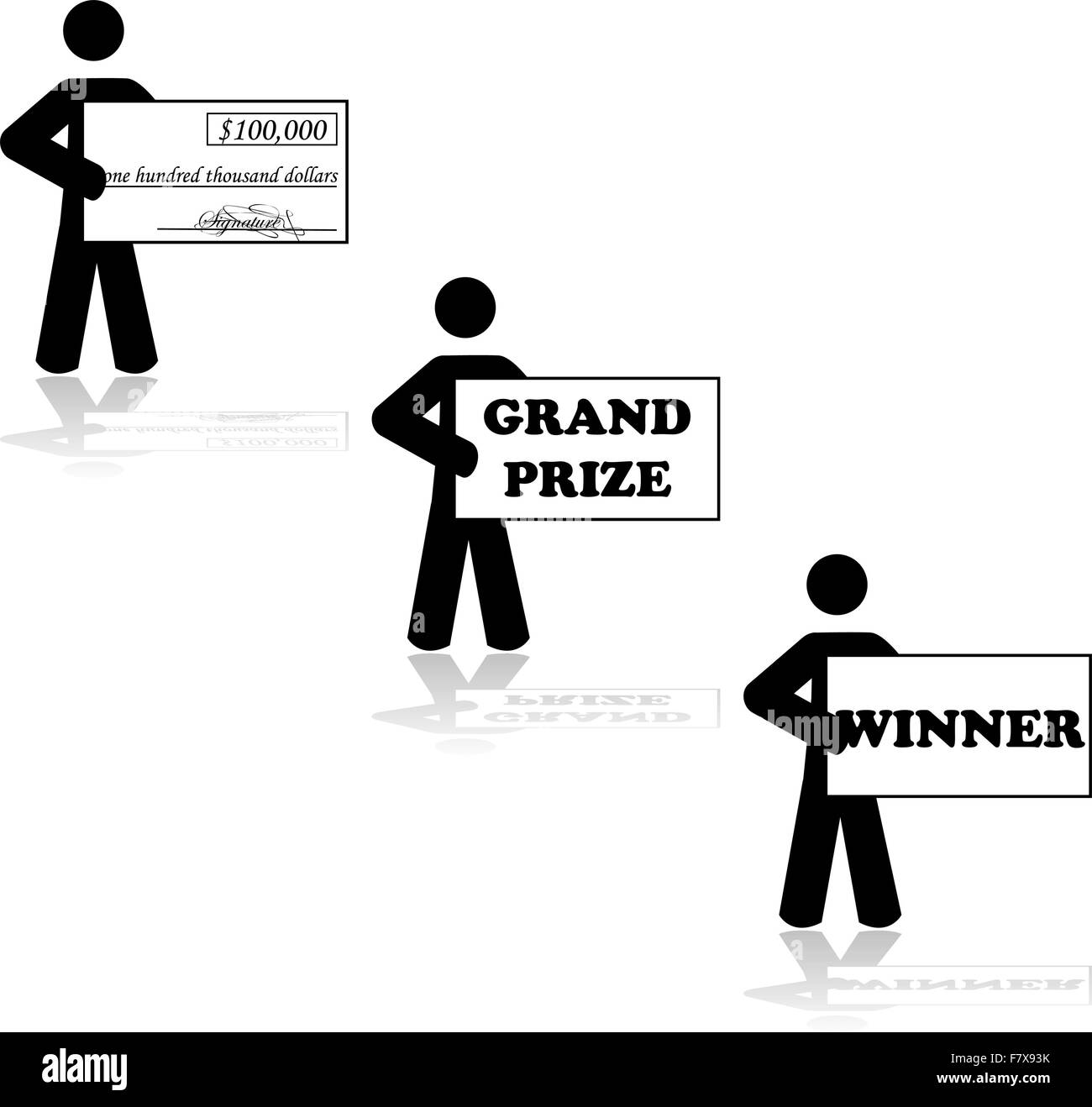 Grand prize winner Stock Vector