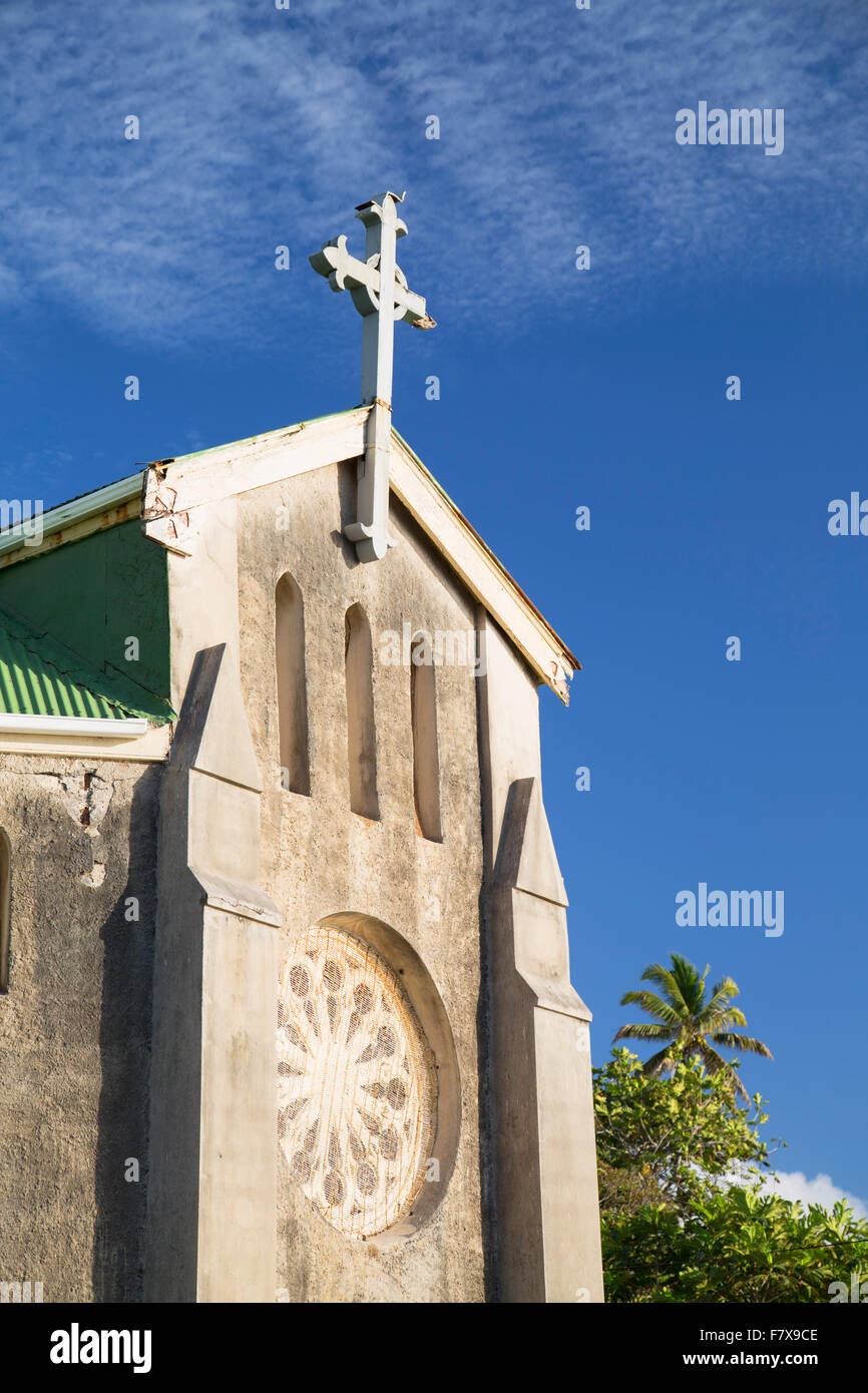 Church of the Holy Redeemer, Levuka (UNESCO World Heritage Site), Ovalau, Fiji Stock Photo