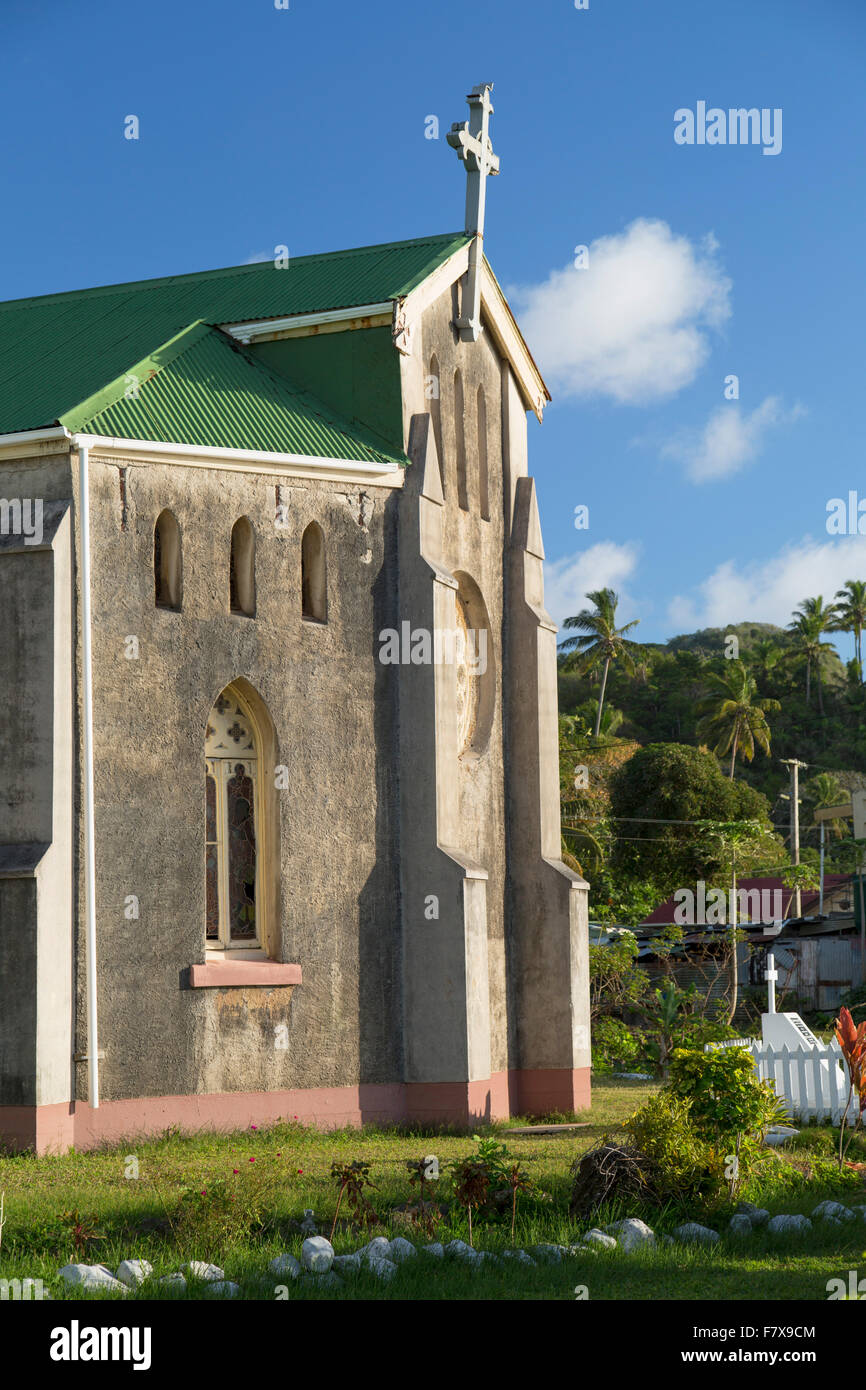 Church of the Holy Redeemer, Levuka (UNESCO World Heritage Site), Ovalau, Fiji Stock Photo