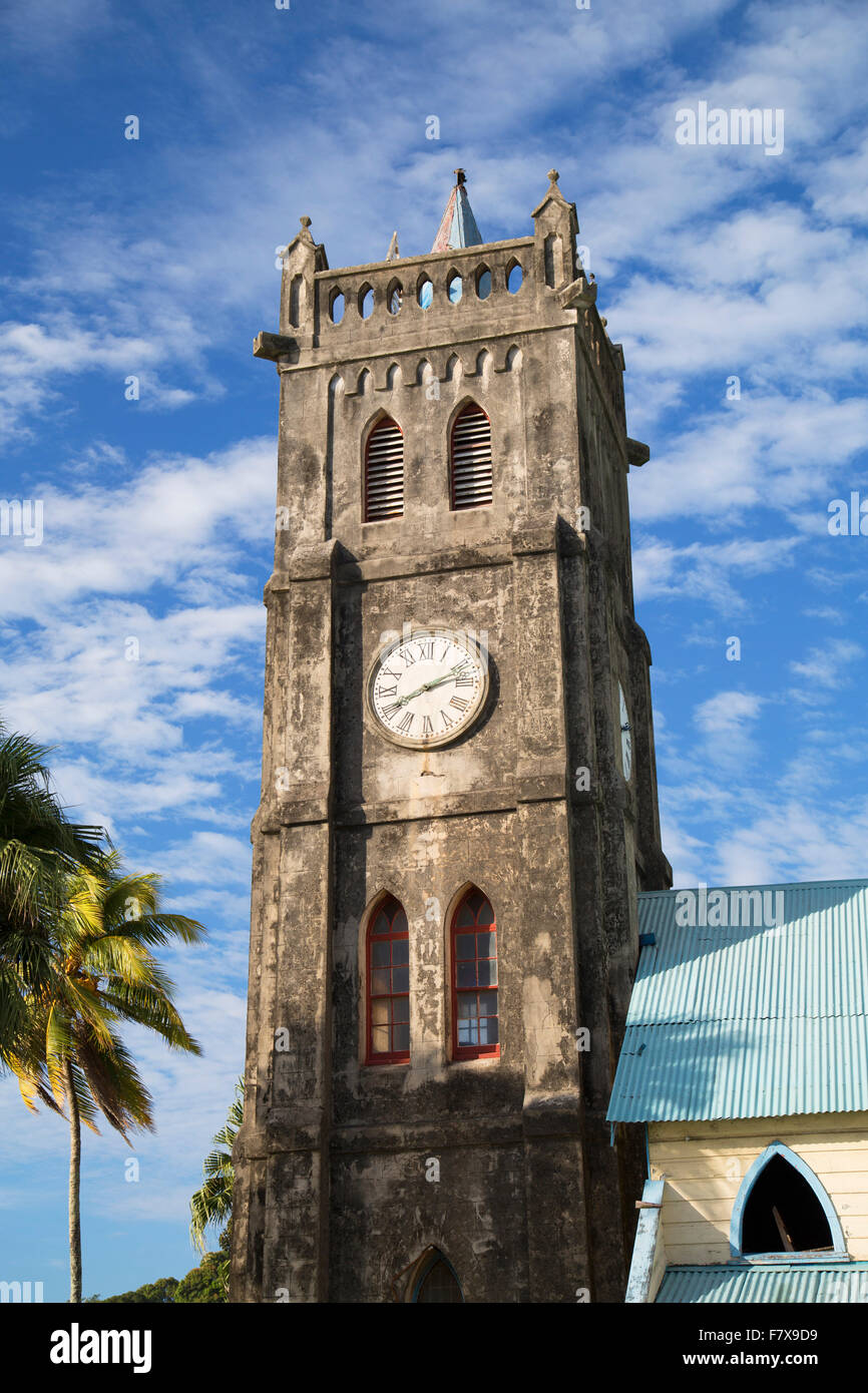 Sacred Heart Church, Levuka (UNESCO World Heritage Site), Ovalau, Fiji Stock Photo