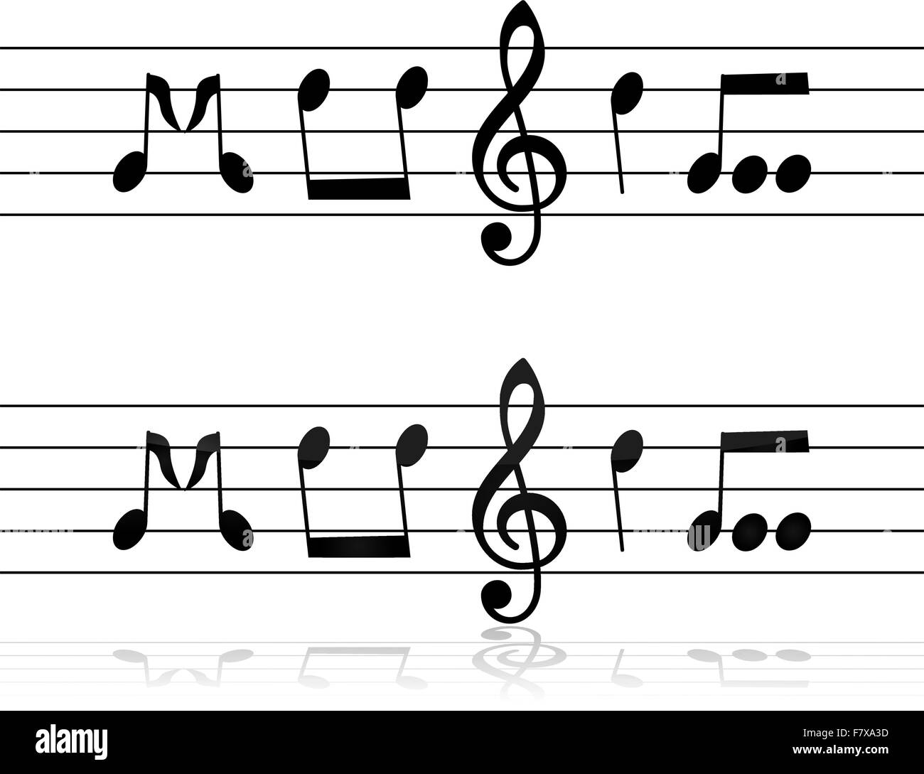Notes Instrushen Music in notes Stock Vector Image & Art - Alamy