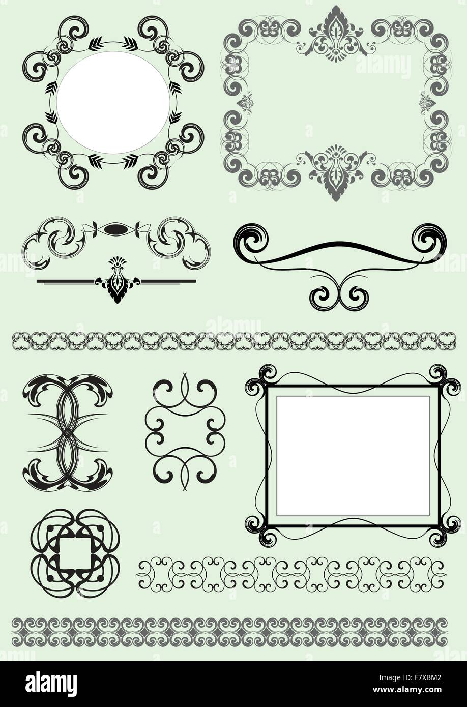 Vector design decorative elements Stock Vector Image & Art - Alamy